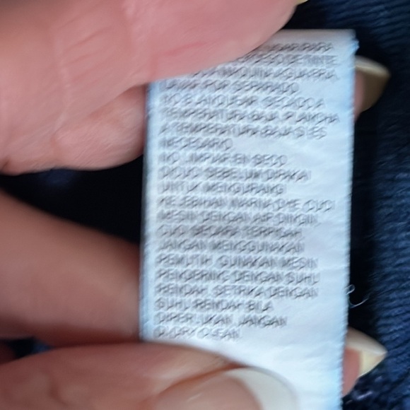 Lucky Brand top size Large Blue elephant zipper back sleeveless - Picture 9 of 9